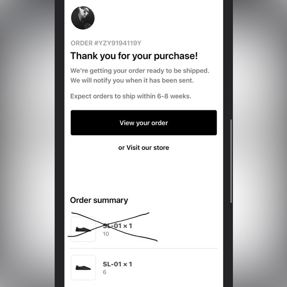 *PRICE OBO* BNWT- YZY SL-01 - Picture 6 of 7